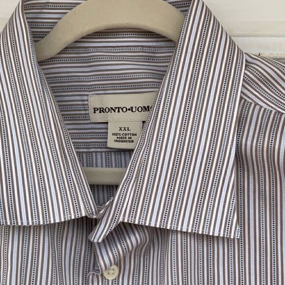 Take 50% OFF- Pronto Uomo Men’s Dress Shirt, Size-2XL - Picture 6 of 11